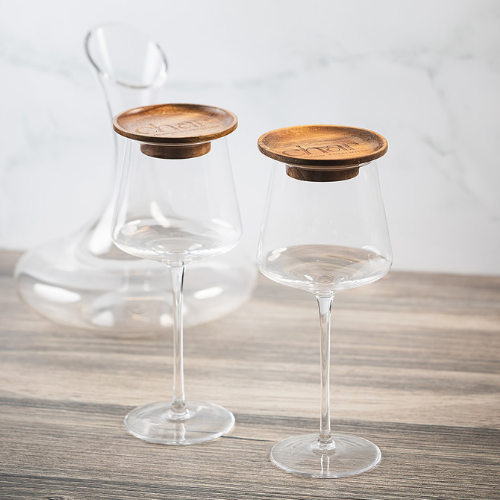 Custom Wine Glass Topper - Pack of 4